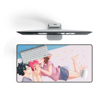 Load image into Gallery viewer, My Hero Academia Izuku Midoriya, Ochako Uraraka Mouse Pad (Desk Mat) On Desk
