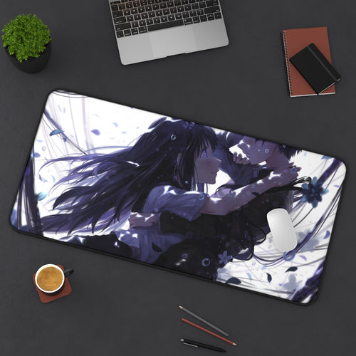 Eru Chitanda  And  Hōtarō Oreki Mouse Pad (Desk Mat) On Desk