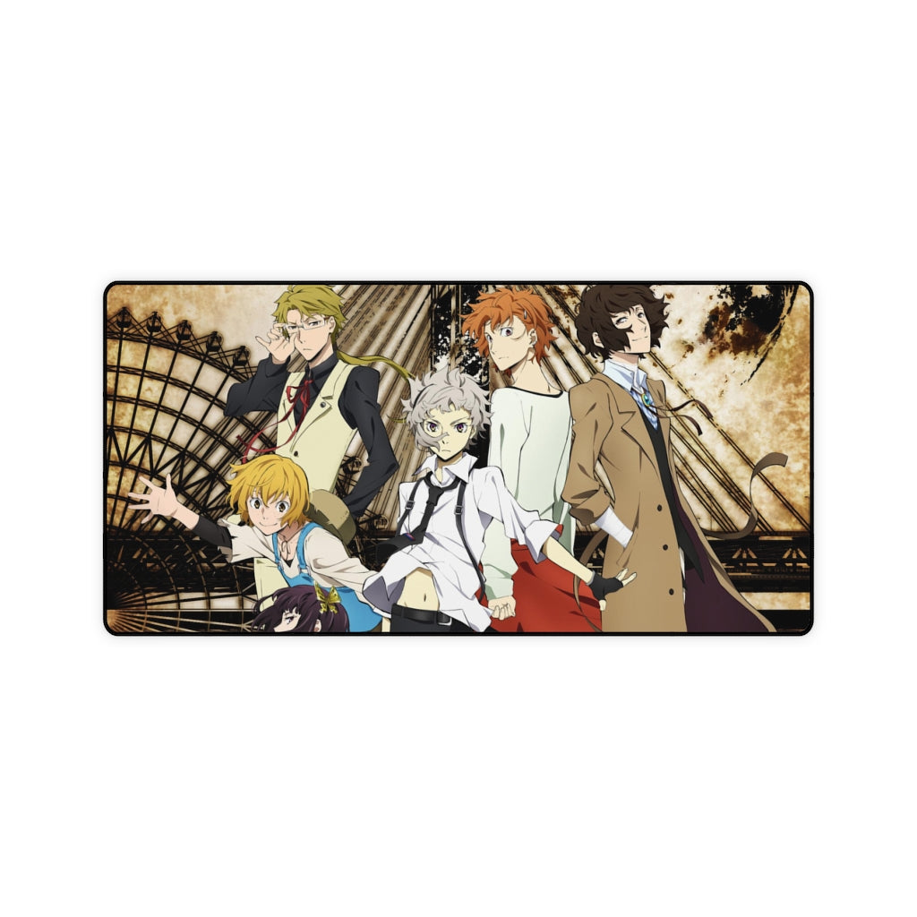 Bungou Stray Dogs Osamu Dazai, Atsushi Nakajima, Ranpo Edogawa, Akiko Yosano, Doppo Kunikida Mouse Pad (Desk Mat)