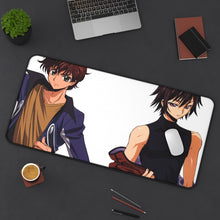 Load image into Gallery viewer, Code Geass Lelouch Lamperouge, Suzaku Kururugi Mouse Pad (Desk Mat) With Laptop
