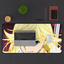 Load image into Gallery viewer, Panty &amp; Stocking with Garterbelt Panty Anarchy, Panty Stocking With Garterbelt Mouse Pad (Desk Mat) With Laptop
