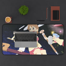 Load image into Gallery viewer, Nichijō Mouse Pad (Desk Mat) With Laptop
