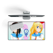Load image into Gallery viewer, Nisekoi Chitoge Kirisaki, Kosaki Onodera Mouse Pad (Desk Mat) On Desk
