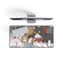Load image into Gallery viewer, Nyan Koi! Mouse Pad (Desk Mat) On Desk
