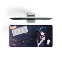 Load image into Gallery viewer, Sad Anime Girl in the Rain Mouse Pad (Desk Mat)

