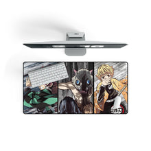 Load image into Gallery viewer, Demon Slayer: Kimetsu no Yaiba Mouse Pad (Desk Mat) On Desk
