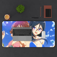Load image into Gallery viewer, Sound! Euphonium Kumiko Oumae, Asuka Tanaka Mouse Pad (Desk Mat) With Laptop
