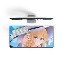Load image into Gallery viewer, Anime Girl Mouse Pad (Desk Mat) On Desk
