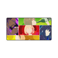 Lycoris Recoil Takina Inoue, Chisato Nishikigi, Kurumi, Mizuki Nakahara, Mika Mouse Pad (Desk Mat)