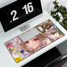 Load image into Gallery viewer, Anime Girl Mouse Pad (Desk Mat) With Laptop
