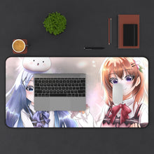 Load image into Gallery viewer, Is The Order A Rabbit? Mouse Pad (Desk Mat) With Laptop
