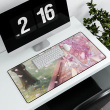 Load image into Gallery viewer, Sakura Mouse Pad (Desk Mat) With Laptop
