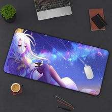 Load image into Gallery viewer, Shiro (No Game No Life) Mouse Pad (Desk Mat) On Desk
