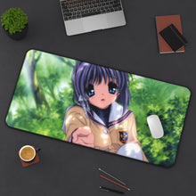 Load image into Gallery viewer, Clannad Ryou Fujibayashi Mouse Pad (Desk Mat) On Desk
