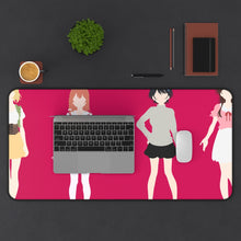 Load image into Gallery viewer, Rent-A-Girlfriend Mouse Pad (Desk Mat) With Laptop
