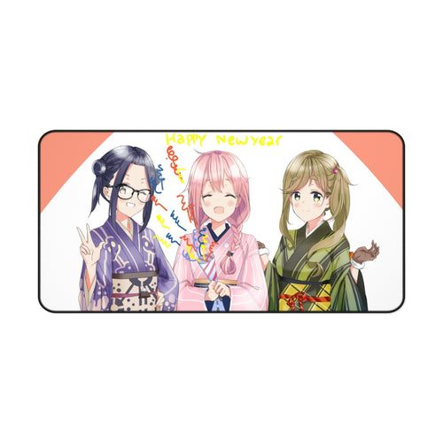 Laid-Back Camp by Mouse Pad (Desk Mat)