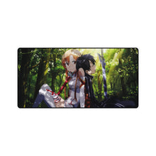 Load image into Gallery viewer, Kirito and Asuna Mouse Pad (Desk Mat)
