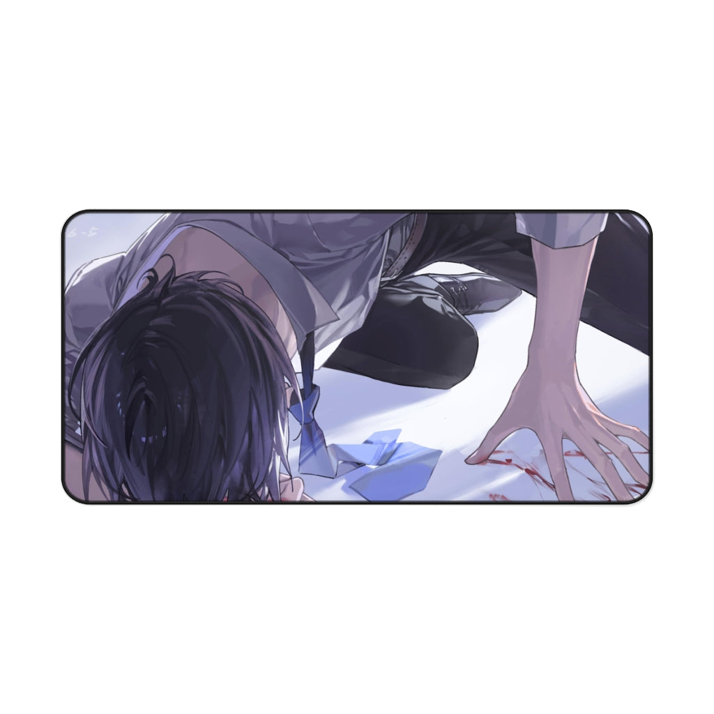 Yuri Briar Gets Punched By Yor Forger Mouse Pad (Desk Mat)