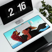 Load image into Gallery viewer, One Piece Monkey D. Luffy Mouse Pad (Desk Mat) With Laptop
