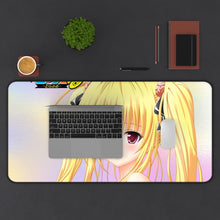 Load image into Gallery viewer, Konjiki no Yami Mouse Pad (Desk Mat) With Laptop

