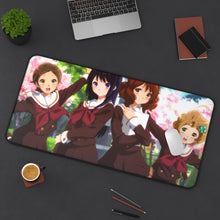 Load image into Gallery viewer, Sound! Euphonium Kumiko Oumae, Reina Kousaka, Hazuki Katou, Sapphire Kawashima Mouse Pad (Desk Mat) On Desk
