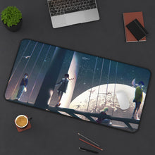 Load image into Gallery viewer, Wonder Egg Priority Rika Kawai, Momoe Sawaki, Neiru Aonuma Mouse Pad (Desk Mat) On Desk

