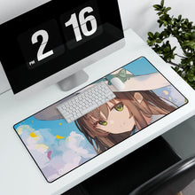 Load image into Gallery viewer, Anime Girl Mouse Pad (Desk Mat) With Laptop
