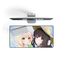 Load image into Gallery viewer, Lycoris Recoil Takina Inoue, Chisato Nishikigi Mouse Pad (Desk Mat) On Desk

