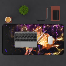 Load image into Gallery viewer, Demon Slayer: Kimetsu no Yaiba Zenitsu Agatsuma Mouse Pad (Desk Mat) With Laptop
