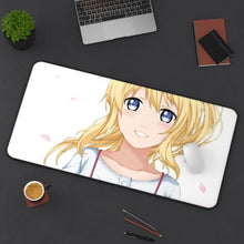 Load image into Gallery viewer, Kaori Miyazono Mouse Pad (Desk Mat) On Desk
