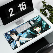 Load image into Gallery viewer, Black Rock Shooter Mouse Pad (Desk Mat)
