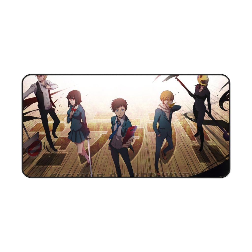 Durarara!! Shizuo Heiwajima, Celty Sturluson, Masaomi Kida, Anri Sonohara Mouse Pad (Desk Mat)