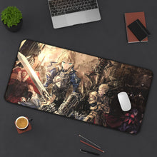 Load image into Gallery viewer, Saber Lily Mouse Pad (Desk Mat) On Desk
