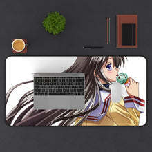 Load image into Gallery viewer, Clannad Tomoyo Sakagami Mouse Pad (Desk Mat) With Laptop
