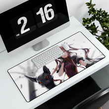 Load image into Gallery viewer, Anime girl Mouse Pad (Desk Mat) With Laptop
