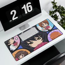 Load image into Gallery viewer, Girls und Panzer Mouse Pad (Desk Mat) With Laptop
