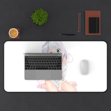 Load image into Gallery viewer, EroManga-Sensei Mouse Pad (Desk Mat) With Laptop
