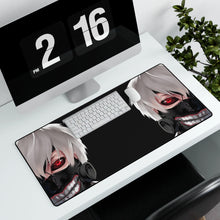 Load image into Gallery viewer, Tokyo Ghoul Ken Kaneki Mouse Pad (Desk Mat) With Laptop
