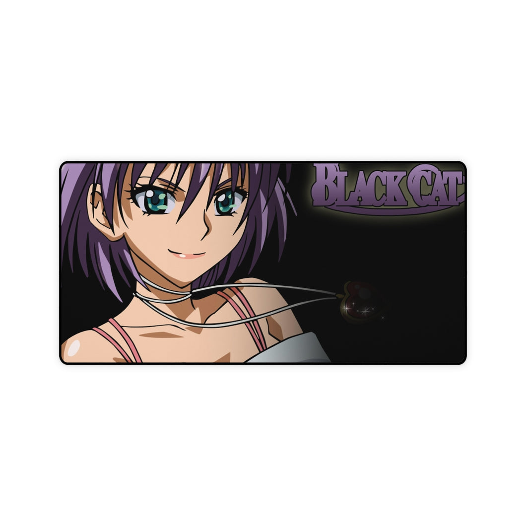 Anime Black Cat Mouse Pad (Desk Mat)