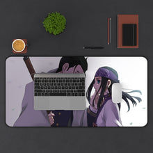 Load image into Gallery viewer, Ogata Hyakunosuke Vs Asirpa Mouse Pad (Desk Mat) With Laptop
