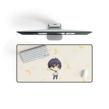 Load image into Gallery viewer, Aho Girl Akuru Akutsu Mouse Pad (Desk Mat) On Desk
