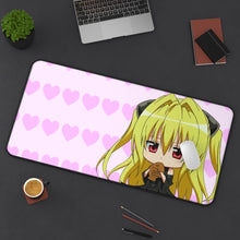 Load image into Gallery viewer, To Love-Ru Mouse Pad (Desk Mat) On Desk
