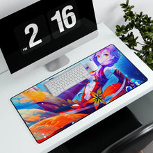 Load image into Gallery viewer, Guilty Crown Inori Yuzuriha Mouse Pad (Desk Mat) With Laptop
