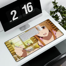 Load image into Gallery viewer, Asuna Yuuki Mouse Pad (Desk Mat) With Laptop
