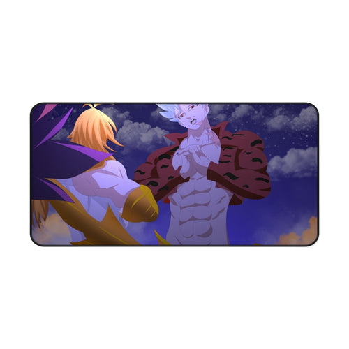 Ban Vs Meliodas ( Demon King) Mouse Pad (Desk Mat)