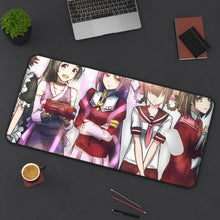 Load image into Gallery viewer, The World God Only Knows Elucia De Lute Ima, Shiori Shiomiya, Ayumi Takahara Mouse Pad (Desk Mat) On Desk
