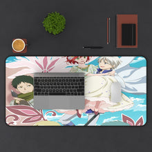 Load image into Gallery viewer, Snow White With The Red Hair Mouse Pad (Desk Mat) With Laptop
