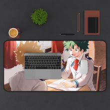 Load image into Gallery viewer, My Hero Academia Izuku Midoriya, Katsuki Bakugou Mouse Pad (Desk Mat) With Laptop

