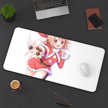 Load image into Gallery viewer, Is The Order A Rabbit? Mouse Pad (Desk Mat) On Desk
