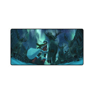 Christmas Reindeer Anime Santa Mouse Pad (Desk Mat)